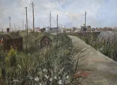 Untitled by Anthony Richard Cooke, oil on board, sold Mar 2021