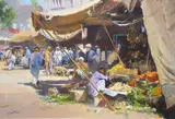 Peshawarsigned and inscribed verso11 by Frank Wootton, 1993, oil on canvas, sold Mar 2021