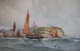 Untitled by Ernest Dade, watercolour, sold Mar 2021