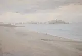 Brighton Pier by Paul M. Gunn, oil on board, sold Mar 2021