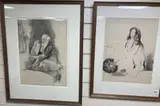 Oriental Sketches; Mrs Moore and Madame Giusseppina engraved by Joseph Nash, 42 x 32cm & 44 x 32cm by David Wilkie, print (other), sold Mar 2021