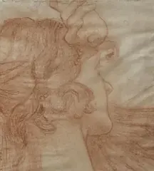 Sanguine chalk by Harold Speed, drawing, sold Mar 2021