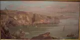 Afternoon Sunshine, Cornwall by Edward J Humphery, oil on canvas, sold Feb 2021