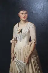 Untitled by Heinrich Modersohn, oil on canvas, sold Feb 2021