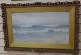 Waves breaking on the shore by Frederick William Sturge, watercolour, sold Feb 2021