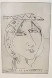 Woman of the North Sea by John Bellany, etching, sold Jan 2021