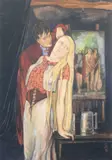 GouacheDeidre of the Sorrows by Gladys Black, gouache, sold Jan 2021