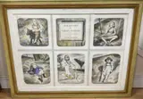 Some pictures of Sarah Walters, 19.5 x 27cm by Michael Rothenstein, ink, sold Jan 2021