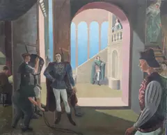 Untitled by James Cleaver, oil on canvas, offered Dec 2020