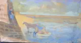 Untitled by Hyman Segal, pastel, sold Dec 2020