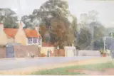 Hampstead Village by Gerald Wakeman, watercolour, offered Dec 2020