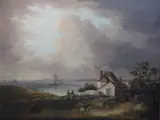 Untitled by George Morland, Oil on canvas cleaned and relined, sold Dec 2020