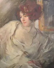 Untitled by Albert de Belleroche, oil on canvas, sold Dec 2020