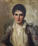 Label verso inscribed ' by John Ernest Breun, oil on canvas, sold Dec 2020