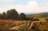 Golden Grain' signed 20 x 30in by Daniel Sherrin, oil on canvas, sold Dec 2020
