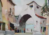 Rapallo, Italy' signed, inscribed verso, Stacy Marks labels verso 17 x 23in by Cecil Rochfort D'Oyly-John, 1953, oil on canvas, sold Dec 2020