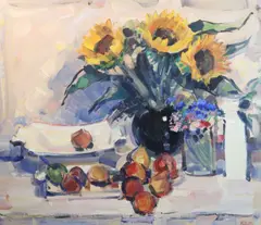 Untitled by James Fullerton, oil on canvas, sold Dec 2020