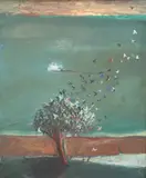 Channel Crossing' signed, titled and dated September 95 verso 24 x 20in by Harold Mockford, oil on canvas, sold Dec 2020