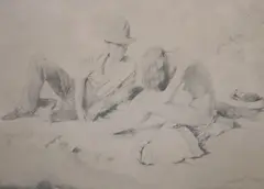 Untitled by William Orpen, 1910, lithograph, sold Dec 2020