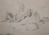 Untitled by William Orpen, 1910, lithograph, sold Dec 2020