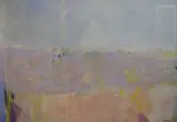Muted landscape' signed 32 x 45in by James Robertson, gouache on board, sold Dec 2020