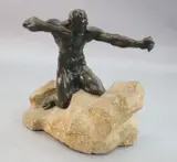 Untitled by Alfred Pina, bronze, sold Dec 2020