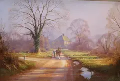 Morning at Downash by Christopher Osborne, oil on canvas, sold Dec 2020