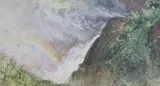 The Cascade, Tivoli by William Leighton Leitch, watercolour, sold Dec 2020