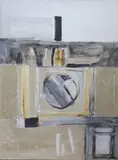 Untitled by Robert Alwyn Hughes, 1961, oil on canvas, sold Nov 2020