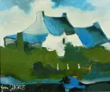 Bont de Sentier by Yvon Labarre, 1992, oil on canvas, sold May 2022