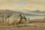 British, a Lakeland scene with sheep grazing in the foreground by Edward Arden, watercolour, offered May 2022