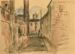 Manchester by Phelan Gibb, 1932, watercolour, sold May 2022