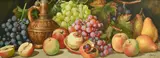 British, a pair of still life paintings of fruit by Arthur Dudley, watercolour, offered May 2022