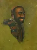 Untitled by George Copcutt, oil on canvas, sold Apr 2022