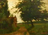 A bit of Hampstead by Yeend King, oil on canvas, sold Mar 2022