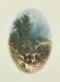 British, a pair of oil on canvas river scenes painted in an oval by Walter Williams, 1876, oil on canvas, sold Mar 2022