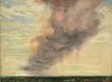 Tornado in Holland by Arthur Friedenson, 1925, oil on board, sold Mar 2022