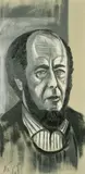 Solzhenitsyn by G.H.F. de Goya von Gerendassy, oil on board, sold Mar 2022