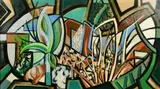 2/7 Pond/Pool by Roger Smith, 2001, oil on board, sold Mar 2022