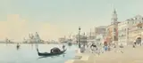 British, A view of Venice by David Roberts, 1861, watercolour, sold Mar 2022