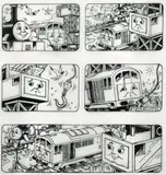 Thomas' No 185 'Hooked Up by Tim Marwood, drawing, offered Mar 2022