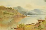 One of Innisfullen Isle by N.B. James, oil, sold Feb 2022