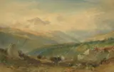Glen Finglas, Loch Lomond, Scotland by William Leighton Leitch, watercolour, sold Feb 2022