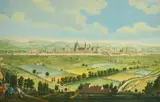 A general view of Florence taken from the Convent of the Capucin Friars by Giuseppe Zocchi, etching, sold Feb 2022
