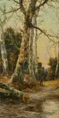 Oils by J. Fox, oil, sold Dec 2021