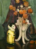 British, a still life of mixed objects by Percy Rendall, oil on panel, offered Dec 2021