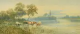The Thames near Cookham by Harold Lawes, watercolour, offered Dec 2021