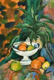 Bowl of Fruit by Maria Kuipers, 1993, gouache, sold Dec 2021
