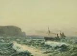 British, A steamship off the coast by Augustus Morton Hely-Smith, watercolour, offered Dec 2021
