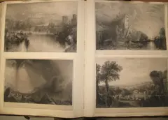 large folio, with engravings after J. M. W. Turner, plus topographical, portrait & by Scrap Album, print (other), sold Dec 2021